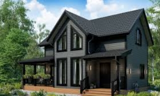 Проекты каркасных домов с террасой от 3571 рублей | Строй-Врк